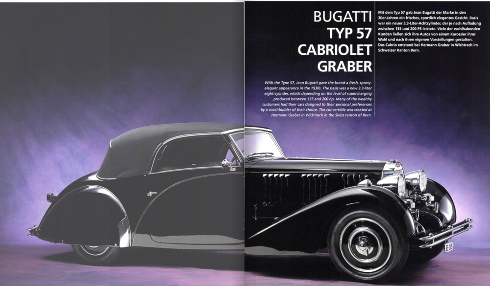 foto buch art of bugatti typ 57 graber